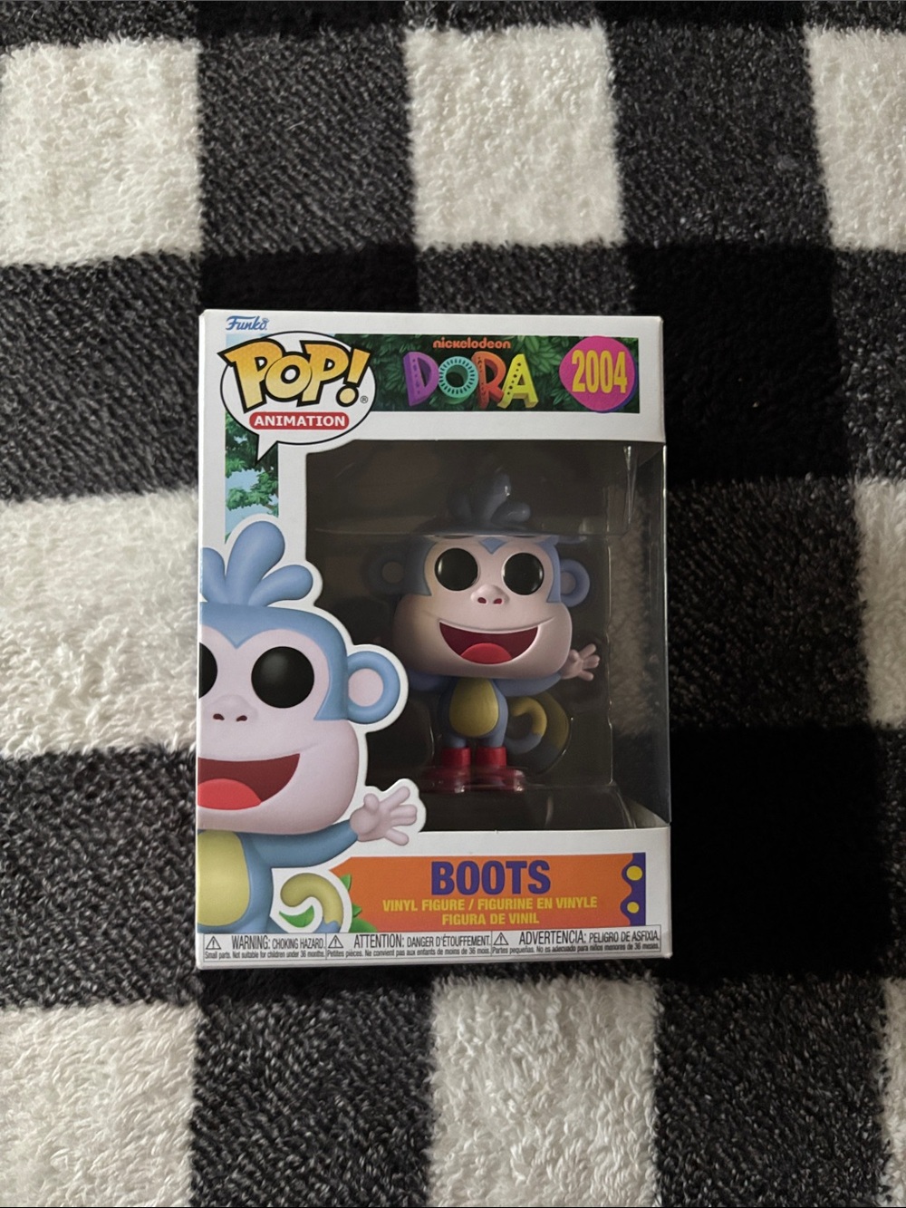Funko Pop! Animation Boots Vinyl Figure - Blue, Red, Yellow, White